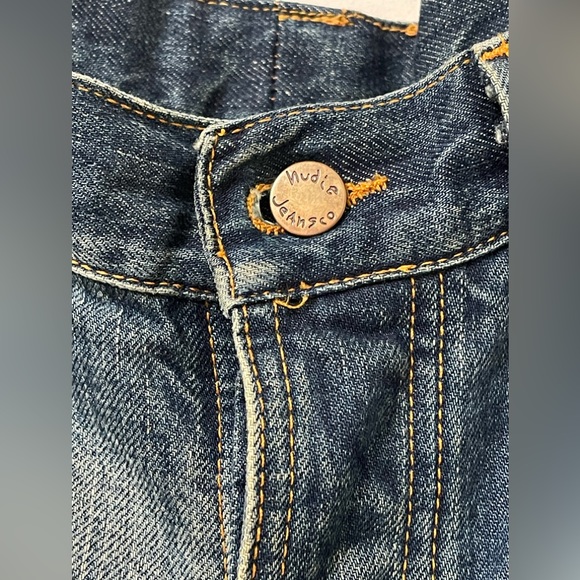 Nudie Jeans Co. Frayed Open-Cut High-Waist Women Jeans Size 30/34 - Picture 10 of 13